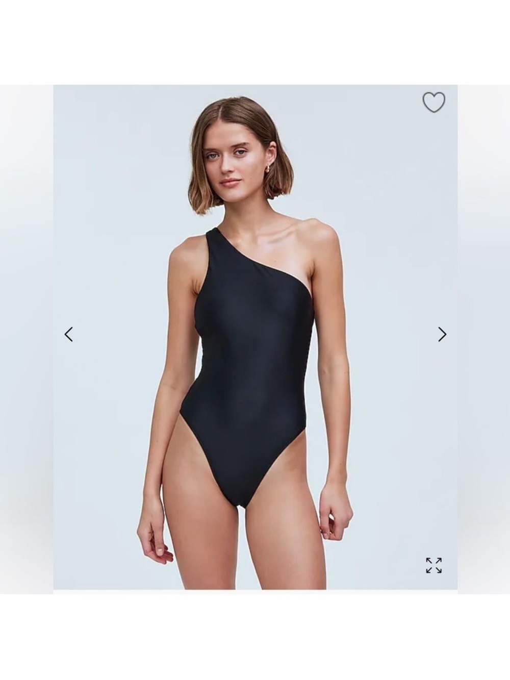 Madewell Black One-Piece Swim Suit